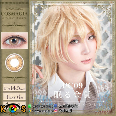 PerfectSeries 1Day COSMAGIA パーフェクトシリーズ コスマギア PC09 眠る金貨( ヘーゼル ブラウン ) PerfectSeries 1Day COSMAGIA パーフェクトシリーズ コスマギア PC09 眠る金貨( ヘーゼル ブラウン )